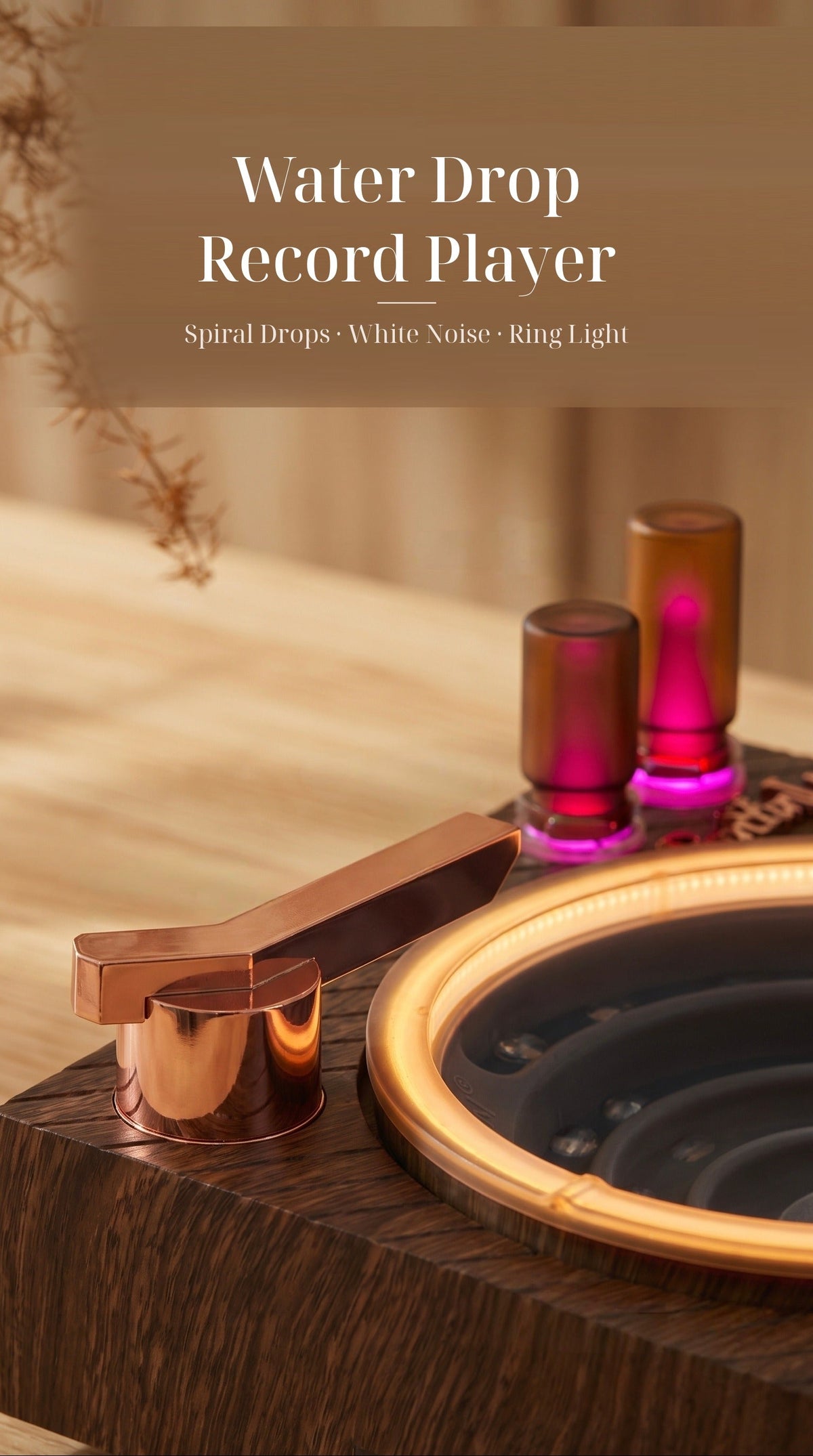 💯 Last day 49% OFF-Retro Water Drop Ambient Player💿