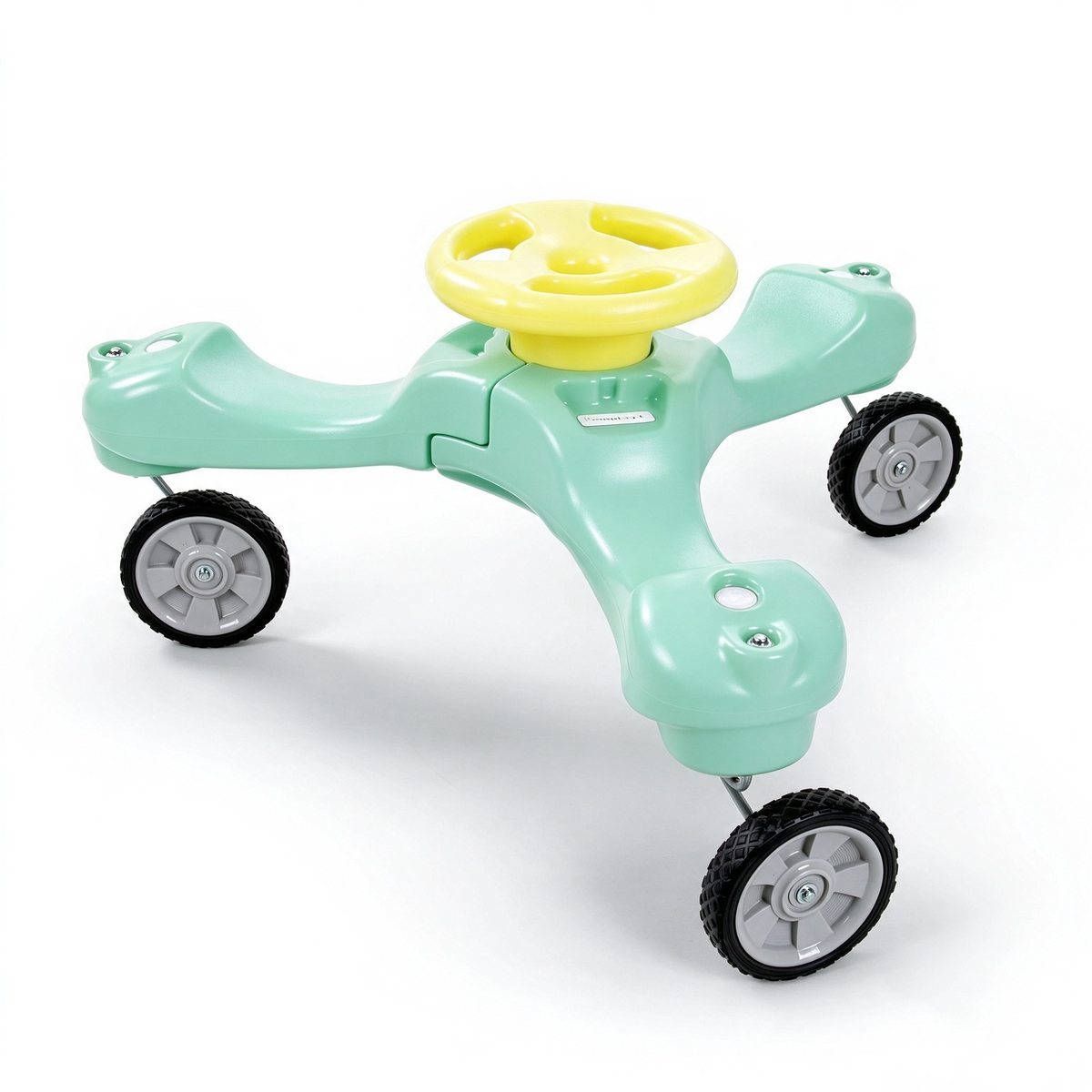 Boomerang Trike Kids 3-Wheel Wiggle Ride On Toy, No Pedal Sliding Trike with Steering Wheel