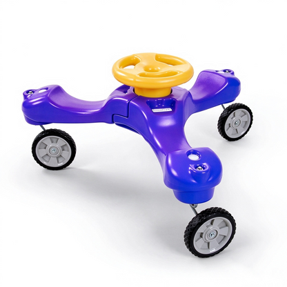 Boomerang Trike Kids 3-Wheel Wiggle Ride On Toy, No Pedal Sliding Trike with Steering Wheel