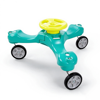 Boomerang Trike Kids 3-Wheel Wiggle Ride On Toy, No Pedal Sliding Trike with Steering Wheel