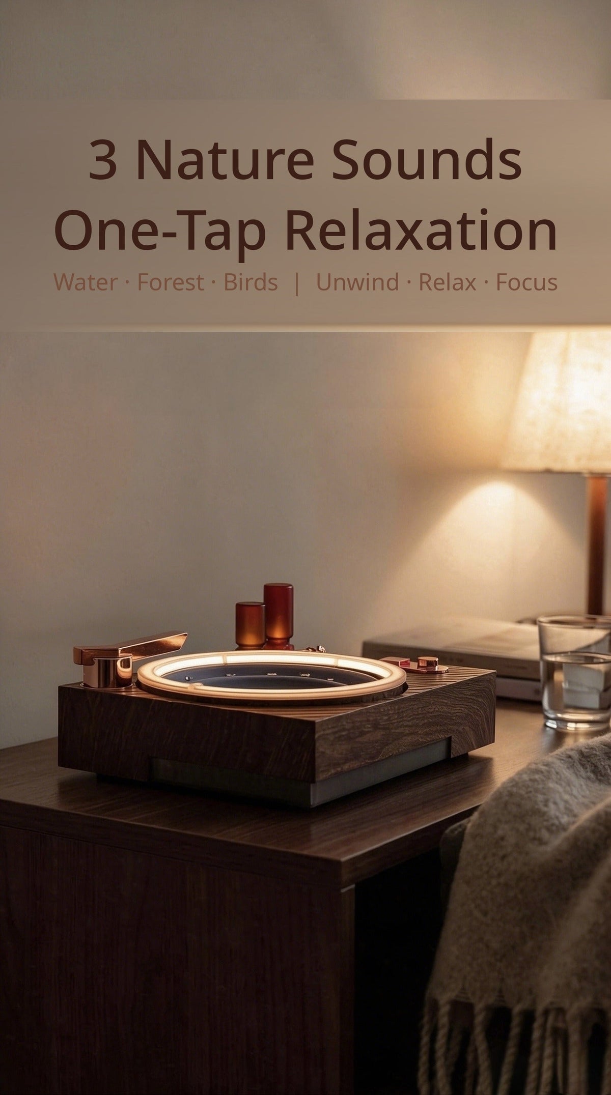 💯 Last day 49% OFF-Retro Water Drop Ambient Player💿