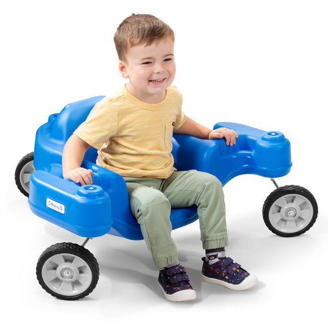 Boomerang Trike Kids 3-Wheel Wiggle Ride On Toy, No Pedal Sliding Trike with Steering Wheel