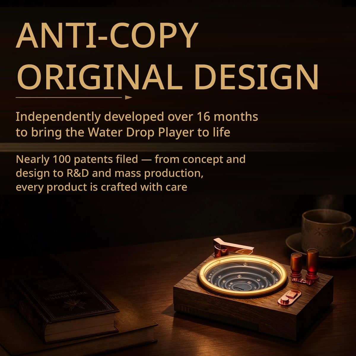 💯 Last day 49% OFF-Retro Water Drop Ambient Player💿