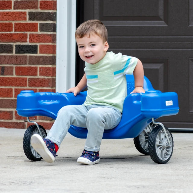 Boomerang Trike Kids 3-Wheel Wiggle Ride On Toy, No Pedal Sliding Trike with Steering Wheel