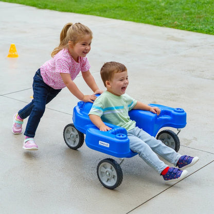 Boomerang Trike Kids 3-Wheel Wiggle Ride On Toy, No Pedal Sliding Trike with Steering Wheel
