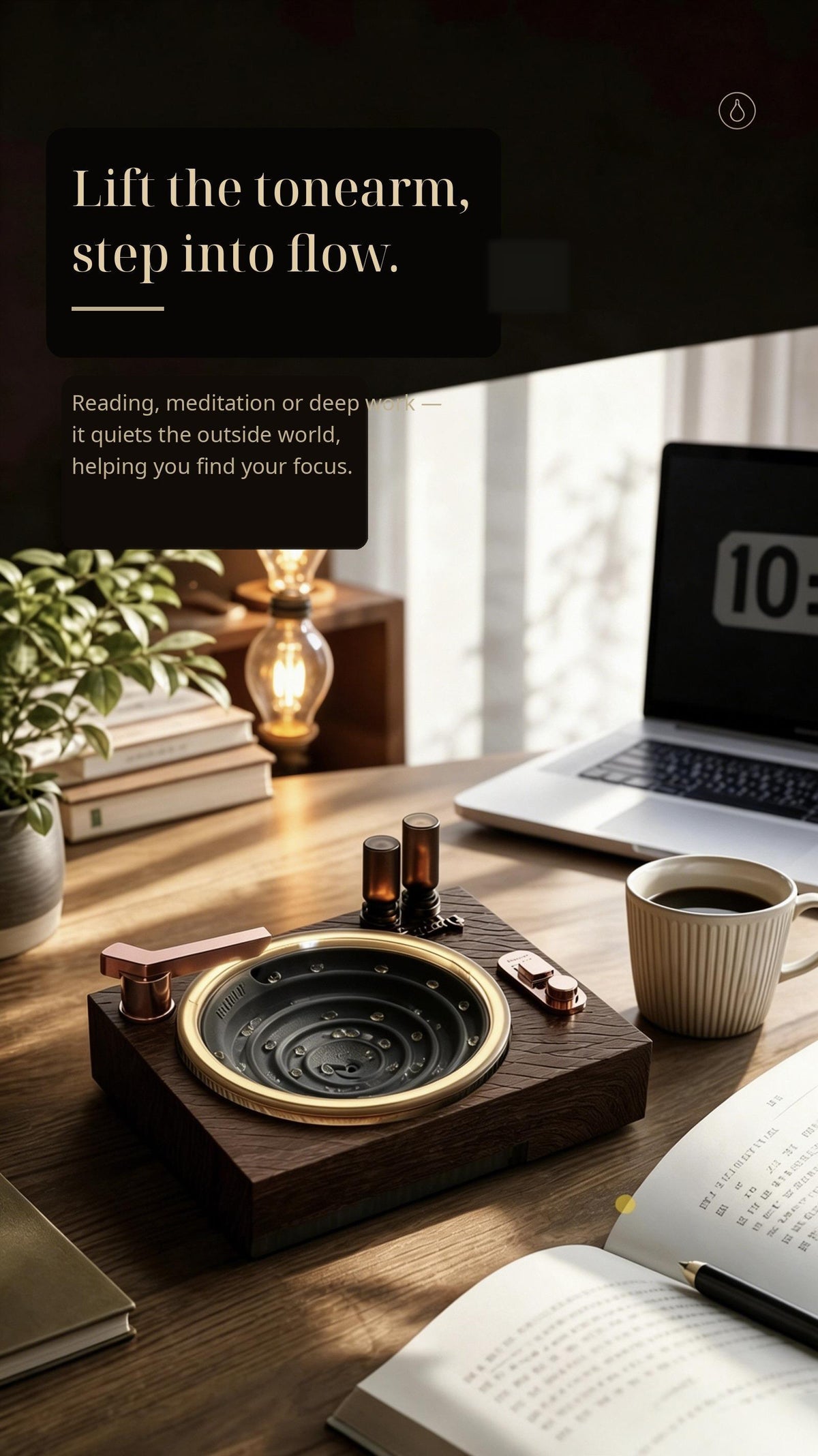 💯 Last day 49% OFF-Retro Water Drop Ambient Player💿