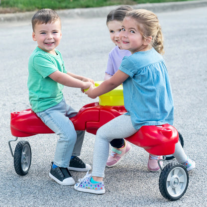Boomerang Trike Kids 3-Wheel Wiggle Ride On Toy, No Pedal Sliding Trike with Steering Wheel